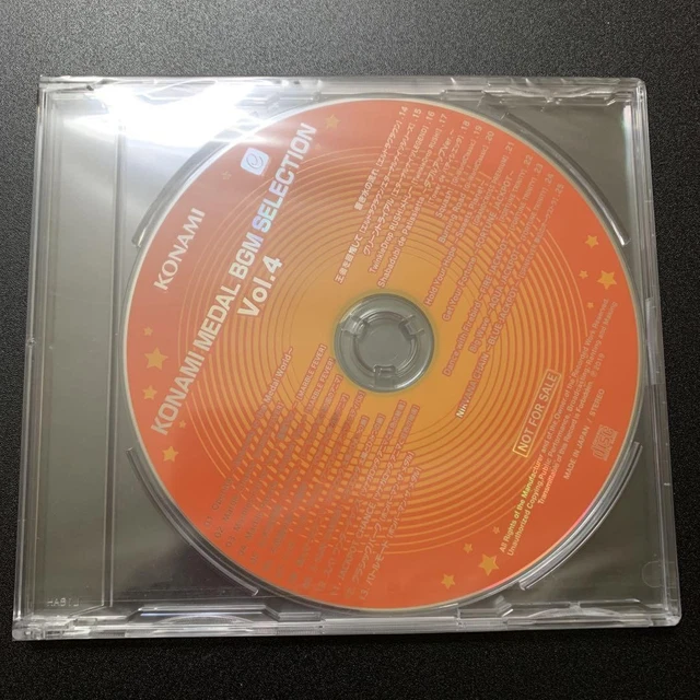 KONAMI MEDAL BGM Selection Vol. 6 Jaepo CD, rare novelty