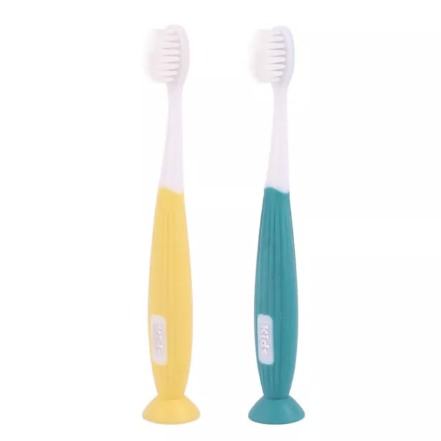 2PCS   Soft Bristles Manual Toothbrushes BPA Free with E7U4