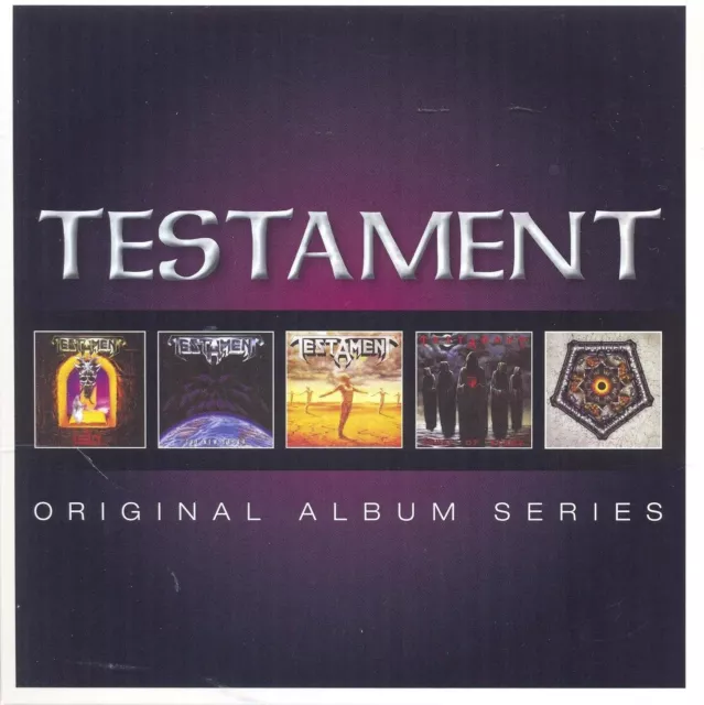 Testament Original Album Series 5-CD NEW SEALED Souls Of Black/The Ritual/Legacy