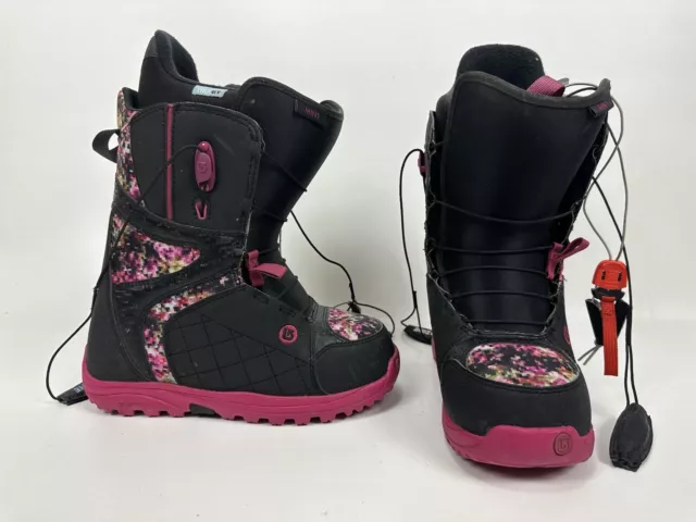 Burton Mint Women’s Imprint 1 True Fit Snowboard Boots Size 7.5 Pixelated