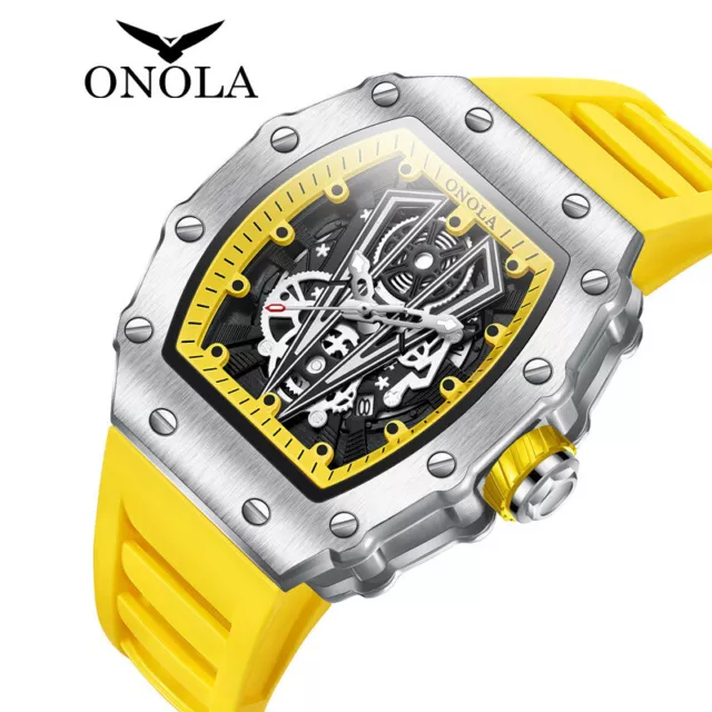 Orologio Onola Moda Popolare Impermeabile al Quarzo Uomo Tavolo Orologio Uomo