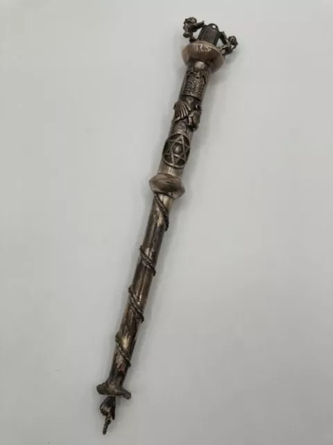 1879 Antique Russian Hallmarked 84 Silver Jewish Torah Pointer