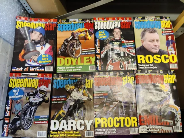 Speedway Star Magazine 2014 Complete (52 issues) Collectible Vintage