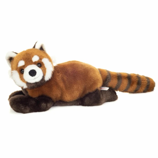Uni-Toys - Renard Roux, couché - 24 cm Longueur - Animal de la forê