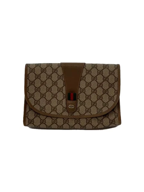 グッチ　クラッチバッグ　GG柄　8901030 GUCCI CLUTCH BAG brown 89.01.030 $391.77 - PicClick CA