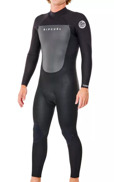 RIP CURL Neopren Surfanzug Neoprenanzug OMEGA 3/2 BACK ZIP Full Suit 2023 black