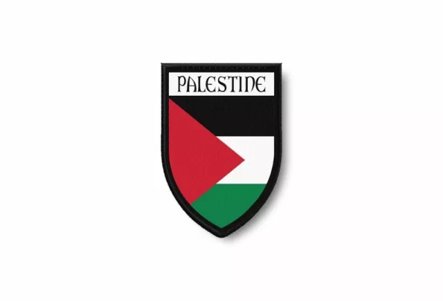 Patch ecusson termocollant bord brode drapeau imprime palestine palestinien