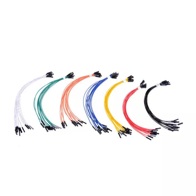 10X Cable 20cm Soft Silicon wires 24AWG 1Pin Female to Female JumpersH'EL