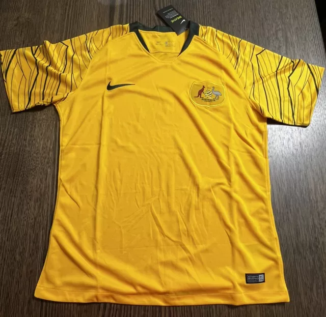 NEW Authentic Socceroos Australia Shirt Jersey NIKE Mens LARGE Matildas BNWT