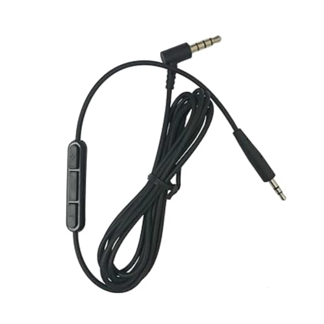 Qc25 cable with inline microphone clearance