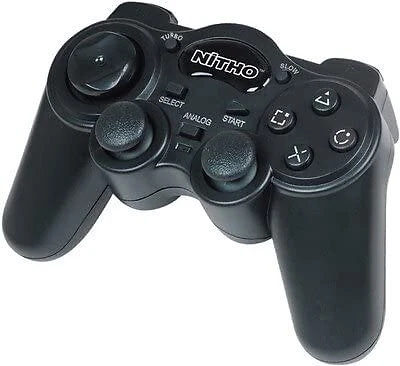 Joypad Nitho Wireless Per Ps3 E Pc Colore Nero