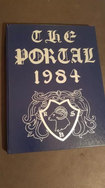 1984 Richland Township Senior HIGH SCHOOL YEARBOOK, THE PORTAL Johnstown, PA