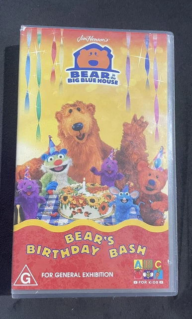 BEAR IN THE BIG BLUE HOUSE VHS Bear’s Birthday Bash EUR 22,39 - PicClick DE