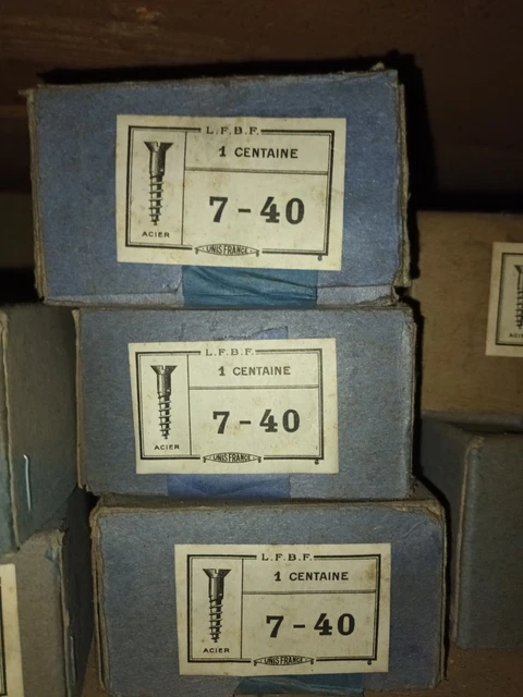 LOT DE 12 VIS BOIS TETE FRAISÉE PLATE 5*35MM |Bstore