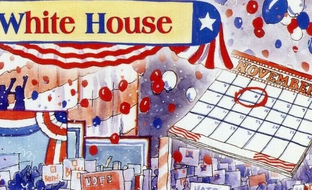 2004 Road to the White House Bookmark Important Days to Inauguration Highsmith