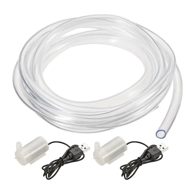 Pompe à eau Micro Submersible Moteur Horizontal USB Connecteur Tube pour Jardin
