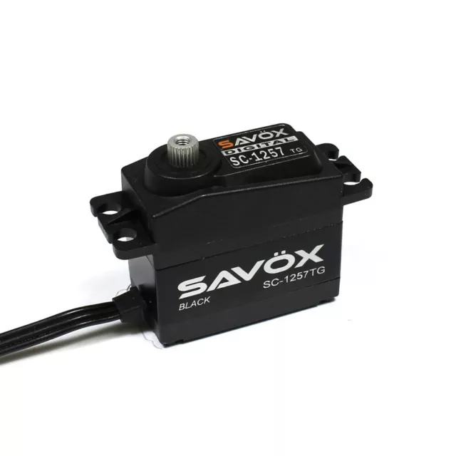 Savox SC-1257TG Black Edition "Super Speed" Titanium Gear Servo SAV-SC-1257TG-BE