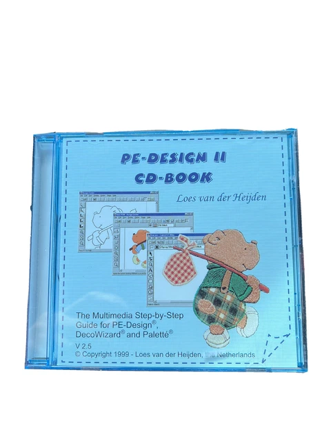 Libro de CD Loes van der Heijden PE-Design II ~ CD-ROM 1999 ~ como nuevo