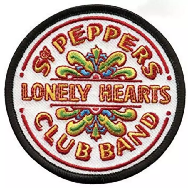 The Beatles Patch (3.5")  Sgt Pepper's Lonely Hearts Club Band Iron/Sew-on Badge