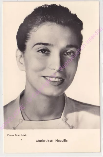 CPSM RPPC STAR MARIE JOSE NEUVILLE PHOTO SAM LEVIN Edt P.I. KORES