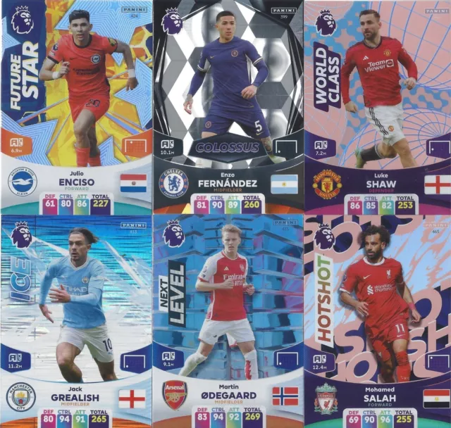 Panini Premier League Adrenalyn #370 to #468 Topkeeper, Hot Shot, Colossus