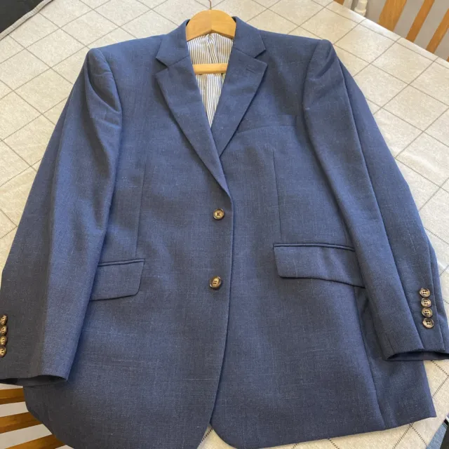 Brook Taverner Blue Jacket Blazer - 42 SHORT (10)