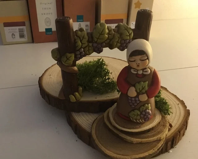 THUN PRESEPE CLASSICO: VIGNA + Vendemmiatrice V/rossa NUOVI CON SCATOLA
