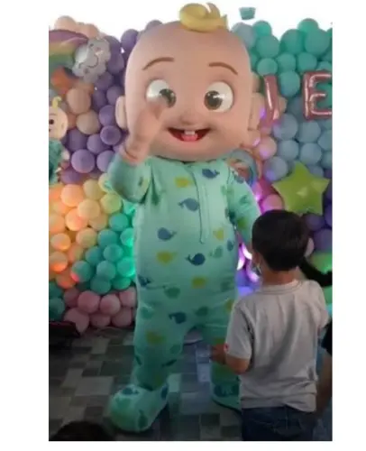 Baby cocomelon jojo Boy Mascot Costume Adult Character suit