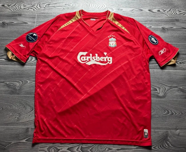 LIVERPOOL 2002-04 Reebok Home Football Shirt Xl Adult (Mint
