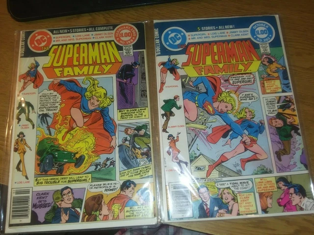 LOT of 2 SUPERMAN FAMILY DC COMICS #199 AND #203  SUPERGIRL LOIS JIMMY!