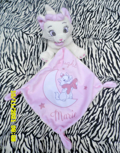 Cc/ Disney Doudou  Marie Les Aristochats Good Night Rose Lune Etoile 38Cm  2Disp