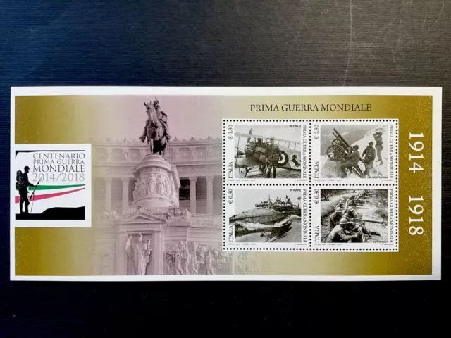 ITALIA 2011   Foglietto PRIMA GUERRA MONDIALE, Nuovo, MNH**