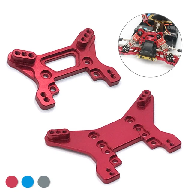 Metal Front Rear Shock Tower Mount Bracket For 1/10 WLtoys 104001 RC Hobby Car