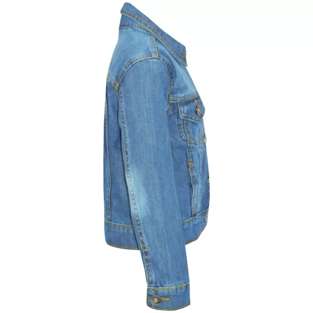 Giacche denim designer blu chiaro bambine giacca jeans elegante cappotti alla moda 3