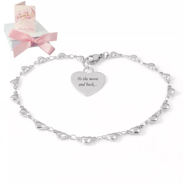 Personalised Bracelet with Any Engraving for Girls or Women, Mum, Daughter Gift