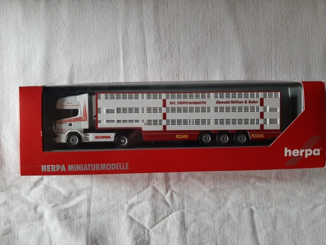 Modèle Réduit Herpa - Camion Scania Hüfner - Miniature D'occasion