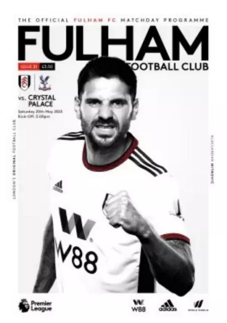 * 2022/23 - Fulham Home Programmes - Choose From List *