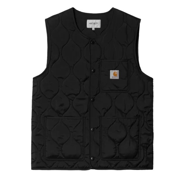 Carhartt WIP Skyton Vest Herren Black Weste Steppweste Schwarz