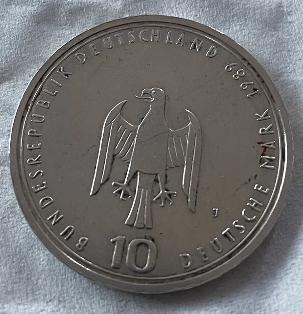 Welche 10 Dm Gedenkmünzen Sind Wertvoll 10 DM-GEDENKMÜNZEN SILBER 1989 800 Jahre Hafen und Hamburg EUR 25,00