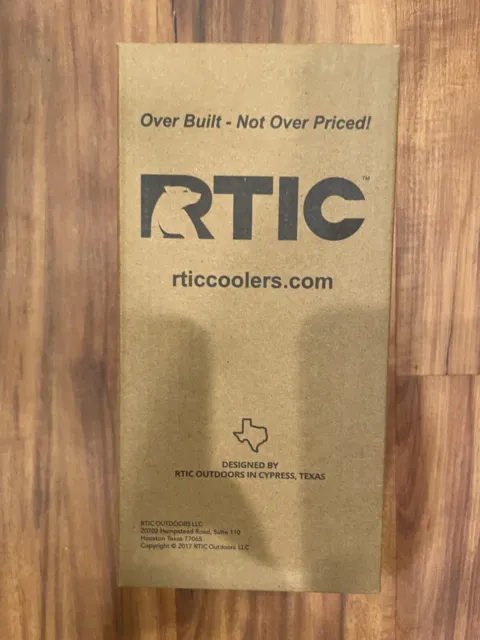 NEW RTIC 20 oz Tumbler Hot Cold Double Wall Vacuum Insulated 20oz Matte White 7