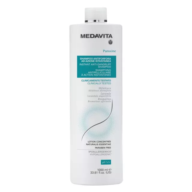 Medavita Puroxine Anti-Dandruff Shampoo Liter