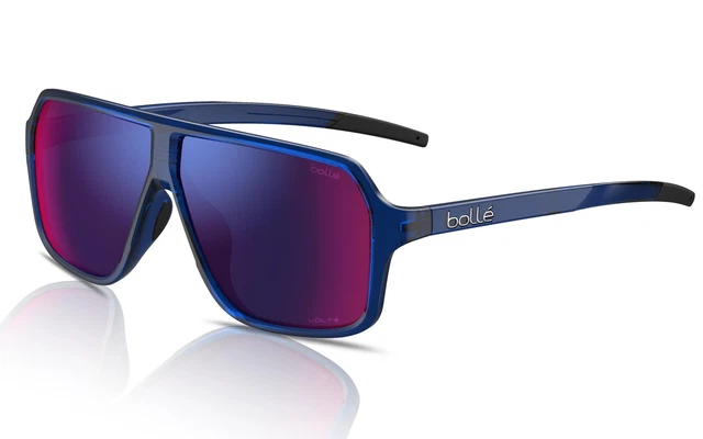 BOLLE STRIX MATTE Peach VOLT Cold White POLARIZED Sunglasses New