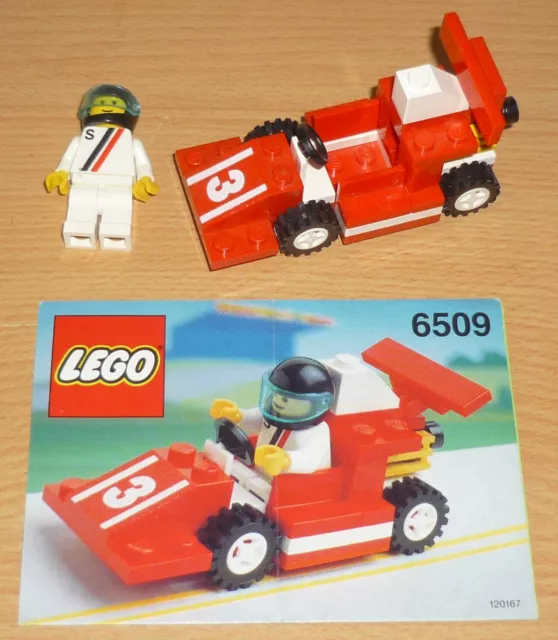 LEGO City 6509 auto da corsa n. 3 del 1991 + OBA