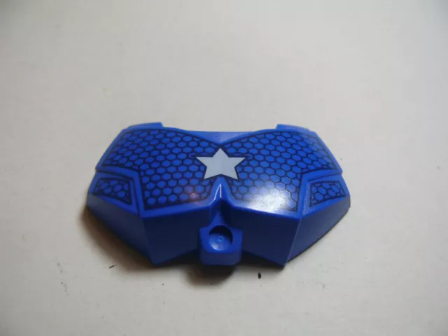 Lego 1 x Large Figure Chest Armor Small with Captain America Star Pattern 4597