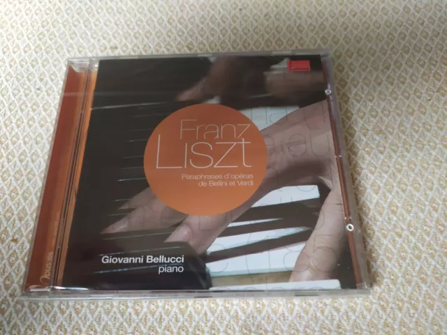 Giovanni Bellucci - Liszt : Paraphrases d'Opéras de Bellini & Verdi - CD NEW