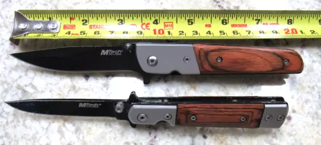 Pair Of Mtech Folding Knives 8 Inch And 7 Inch 2
