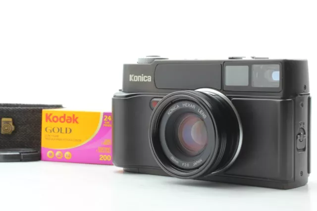 [Near MINT] Konica Hexar AF Black Rangefinder 35mm Film Camera From JAPAN