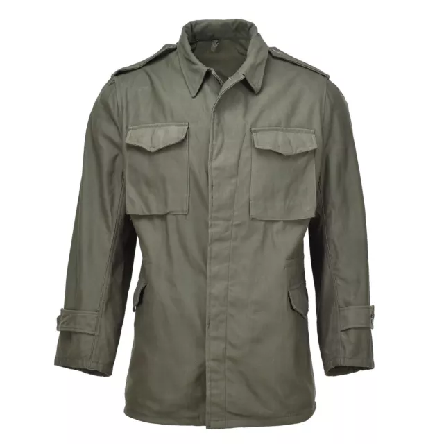 GENUINE GREEK MILITARY M65 field jacket US type olive army uniform ...