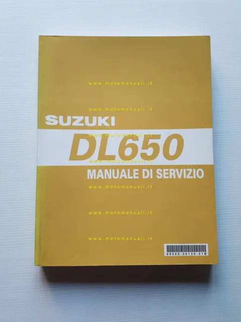 Suzuki DL 650 V-Strom K4 2004 manuale officina ITALIANO originale