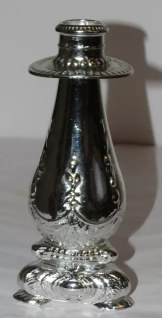 Vintage Full Avon Silver Candlestick Five Oz. Bird of Paradise Cologne